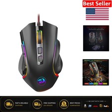 M602 Wired RGB Gaming Mouse with 7200 Adjustable DPI & 9 Customizable Buttons picture