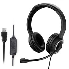 Wired USB Headset Call Center Headset with Microphone Game Noise Canceling4345 picture