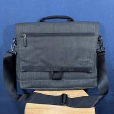 Samsonite SXK Core Messenger Bag Laptop Nylon DuPont Kevlar Charcoal Heather picture