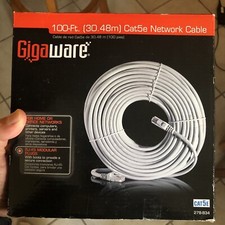 Gigaware 100-Ft (30.48m) Cat5E Network Cable 278-834 picture