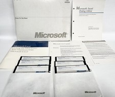 RARE Microsoft Excel Version 2.10 for IBM Personal System/2 + Inserts picture