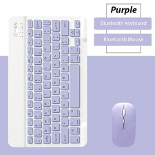 Rechargeable Wireless Bluetooth Keyboard Mouse Combo For iPad Phone Tablet PC picture