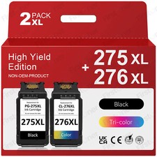 PG-275XL CL-276XL Black Color Ink Replacement for Canon PIXMA TR4720 TS3520 Lot picture