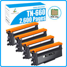 4 Pack TN660 Toner Cartridge For Brother TN630 HL-L2300D HL-L2380DW MFC-L2700DW picture