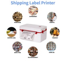 Utility Shipping Label Printer High Speed USB Bluetooth Direct Thermal Barcode picture