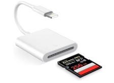 Lightning To SD Card Reader For iPhone/iPad - Plug & Play High-Speed Transfer Co picture