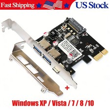 USB 3.1 PCIe Card 10Gbps USB-C and 2x USB-A Ports Expansion for PC picture