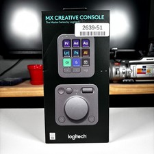 Logitech MX Creative Console Programmable Black Keypad Control Dial Graphite  picture