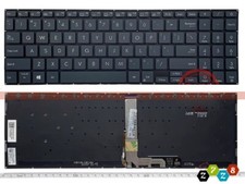 New ASUS ZenBook Pro 15 UX535 UX535L/LH/LI UX535Q/QE UM535 Keyboard US Backlit picture