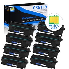 8PK CRG119 Black Toner Cartridge For Canon  ImageClass MF5880dn MF5950dw Printer picture