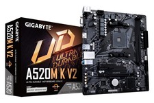 Gigabyte A520M K V2 Motherboard Micro-ATX, black / picture