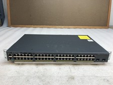 Cisco WS-C2960X-48TD-L V04 Catalyst 2960-X Series 48-Port Gigabit Network Switch picture