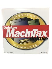 Used 1999 Quicken MacInTax Deluxe in orig sleeve. Complete Federal/State disc picture