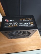 Rosewill HIVE-750S 750W 80 PLUS BRONZE Fully Modular Power Supply - Black picture
