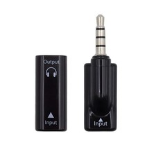CY 2pcs Type-C USB-C Female to 3.5mm Audio AUX & MIC Sound Card 16bit  Adapter picture