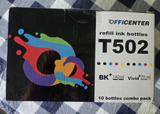 OFFICENTER T502 Refill Ink Bottles 10-Pack BK/C/M/Y for Epson ET-15000 picture