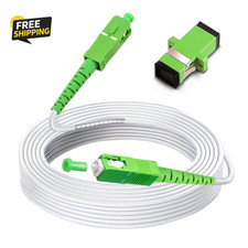 50FT SC/APC to SC/APC Fiber Optic Cable Armored Single Mode OS1 OS2 LSZH picture