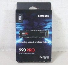 BRAND NEW Samsung 990 PRO 1TB Internal SSD PCle Gen 4x4 NVMe (MZ-V9P1T0B/AM) picture
