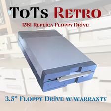Commodore 1581 Drive Replica 3.5” 2 Shade GREY for Commodore c64 c128 CBM picture
