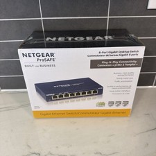 New Sealed NETGEAR GS108 ProSafe (GS108-400NAS) 8 Port Gigabit Ethernet Switch picture