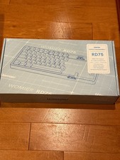 Womier RD75 Keyboard Quick Release Full Aluminum Tri-Mode Connect Milk White NEW picture