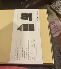 Apple iPad 12.9/13 Keyboard Case 360 Rotation Backlit Trackpad Folio picture