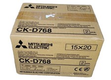 Mitsubishi CK-D768 Print Kit Paper INK Ribbon Set X 2 picture