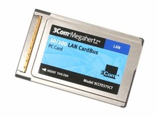 3Com 10/100 LAN CardBus Ethernet PC Card 3CCFE575CT with NEW Dongle Cable picture