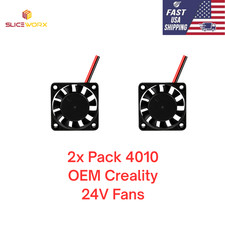 Creality OEM 4010 Extruder Hotend Fan (40×40×10 mm) – Pack of 2- Splice Needed picture