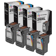 LD Canon Replacement PG-210XL & CL-211XL Set of 4 High Yield Ink Cartridges picture