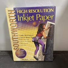 Southworth High Res Inkjet Paper 200 Sts 28 lb Hvywht Bright White 95 8.5 x 11 picture