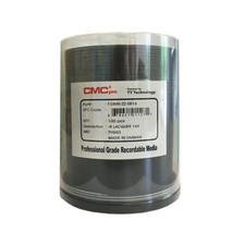 100 ct Spindle CMC Pro Taiyo Yuden T-DMR-ZZ-SB16 16x DVD-R Silver Lacquer Media picture