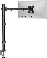 Extra Tall Single LCD Monitor Fully Adjustable Desk Mount Fits 1 Screen up picture