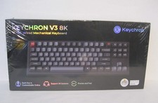 Keychron V3 8K TKL Wired Mechanical Keyboard Backlight Banana Switch Black picture