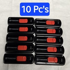 Lot of 10 Transcend 4 GB Flash Drive USB  Memory Flash Storage Thumb Drive picture