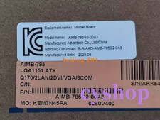Brand New Advantech AIMB-785G2-00A3 Ethernet module Fast transportation picture