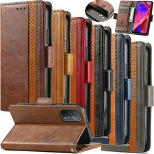 Flip Splice Leather Wallet Cover Case For Honor 600 400 90 200 100 X70 Magic 7 8 picture