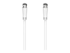 Hama SAT-Connection Cable 1.5m F-Plug/F-Plug white 90dB 205063 Adapter Cable picture