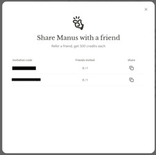 Manus AI - Invitation Code picture