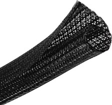 10ft 1/2 inch Cord Protector Wire Loom Tubing Cable Sleeve Split Sleeving for picture
