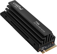 Crucial T705 M.2 4TB Heatsink PCIe 5.0 x4 NAND SSD, to 14,100 MBs CT4000T705SSD5 picture