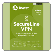 Avast SecureLine VPN 2026 - 10 Devices - 2 Years - Browse Privately [Download] picture