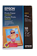 Epson S042038 Ink Jet Glossy Photo Paper 100 Sheets 4x6 Water Resistant New picture