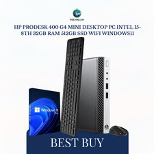 HP ProDesk 400 G4 Mini Desktop PC Intel i5-8th 16GB Ram 512GB SSD WiFi Windows11 picture