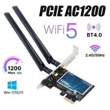 FENVI AC1200 PCI‑E WiFi 5 Network Card BT4.0 Dual‑Band for Desktop PC Win7/10/11 picture