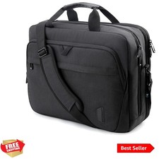 18 Inch Laptop Bag, Expandable Briefcase, Computer Bag Men Women, Laptop Shou... picture