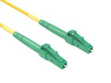 2m LC/APC to LC/APC Simplex Single Mode Fiber Patch Cable OS2 9/125 Yellow picture