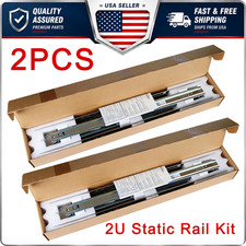 2PCS H872R 2U Static Rail Kit for Dell PowerEdge R510 R520 R720 R730 R730xd picture