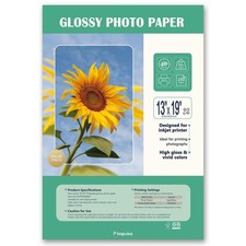 Glossy Inkjet Printer Photo Paper A3+ Super B Size 200gsm 52lb 13x19 In 100 PCS picture