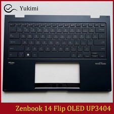 FOR ASUS Zenbook 14 Flip OLED UP3404 Black C Shell Palmrest Backlit Keyboard picture